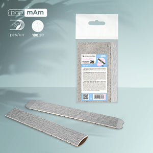 Forros de repuesto papmAm para las limas rectas (base blanda) SMART 20, grano 180 (30 pzas.)