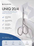 Tijeras para cutícula «Asymmetric» UNIQ 20 TYPE 4