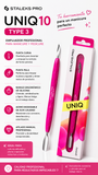 Empujador para manicura con manga de silicona «Gummy» UNIQ 10 TYPE 3