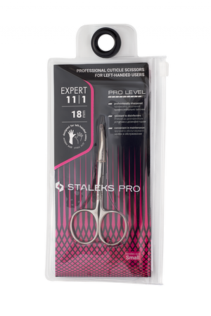 Tijeras para ZURDOS Staleks EXPERT 11/1, 18 mm